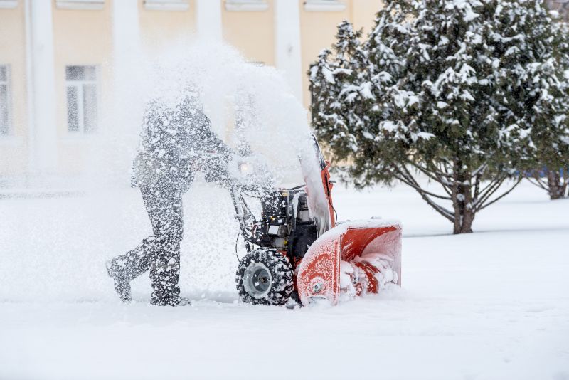 Bark Blowing Equipment Setup